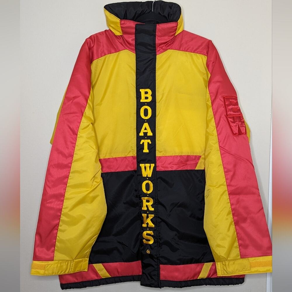 Boat Works Multicolor Puffer Jacket